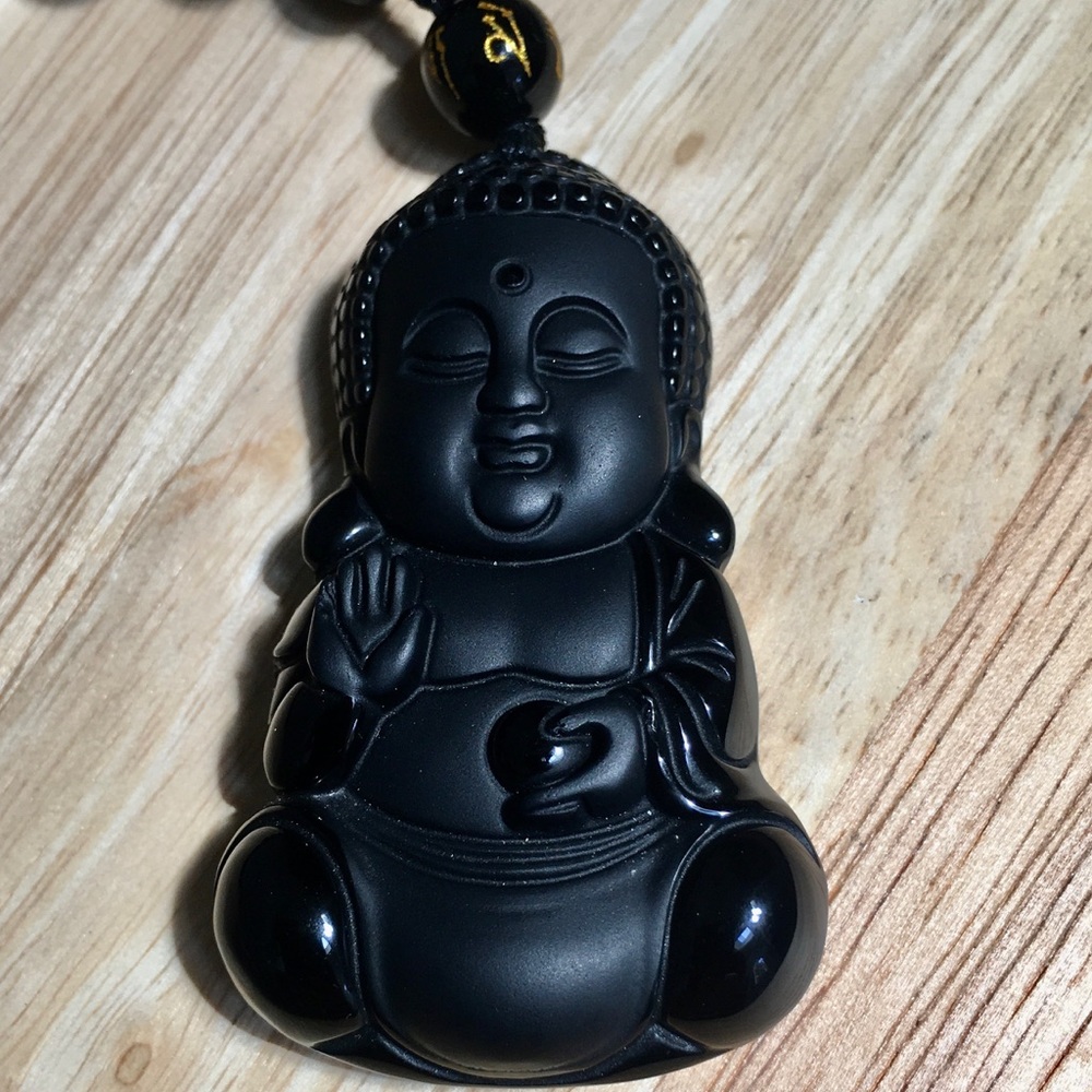 Black Obsidian Protection Pendant